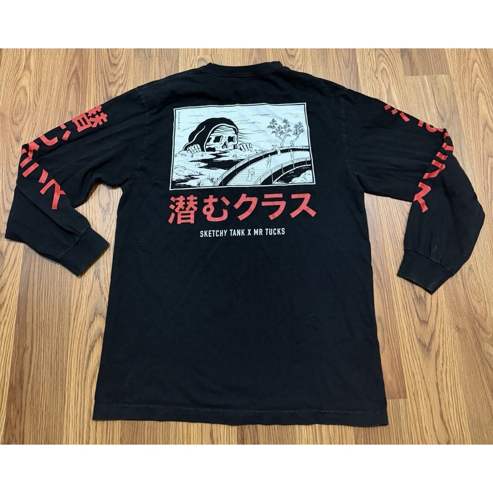 Lurking Class Sketchy Tank x Mr Tucks Lurker Mens Medium Long Sleeve T Shirt